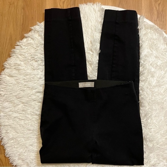 Everlane Black the Side Zip Stretch Cotton Pants - Picture 3 of 11
